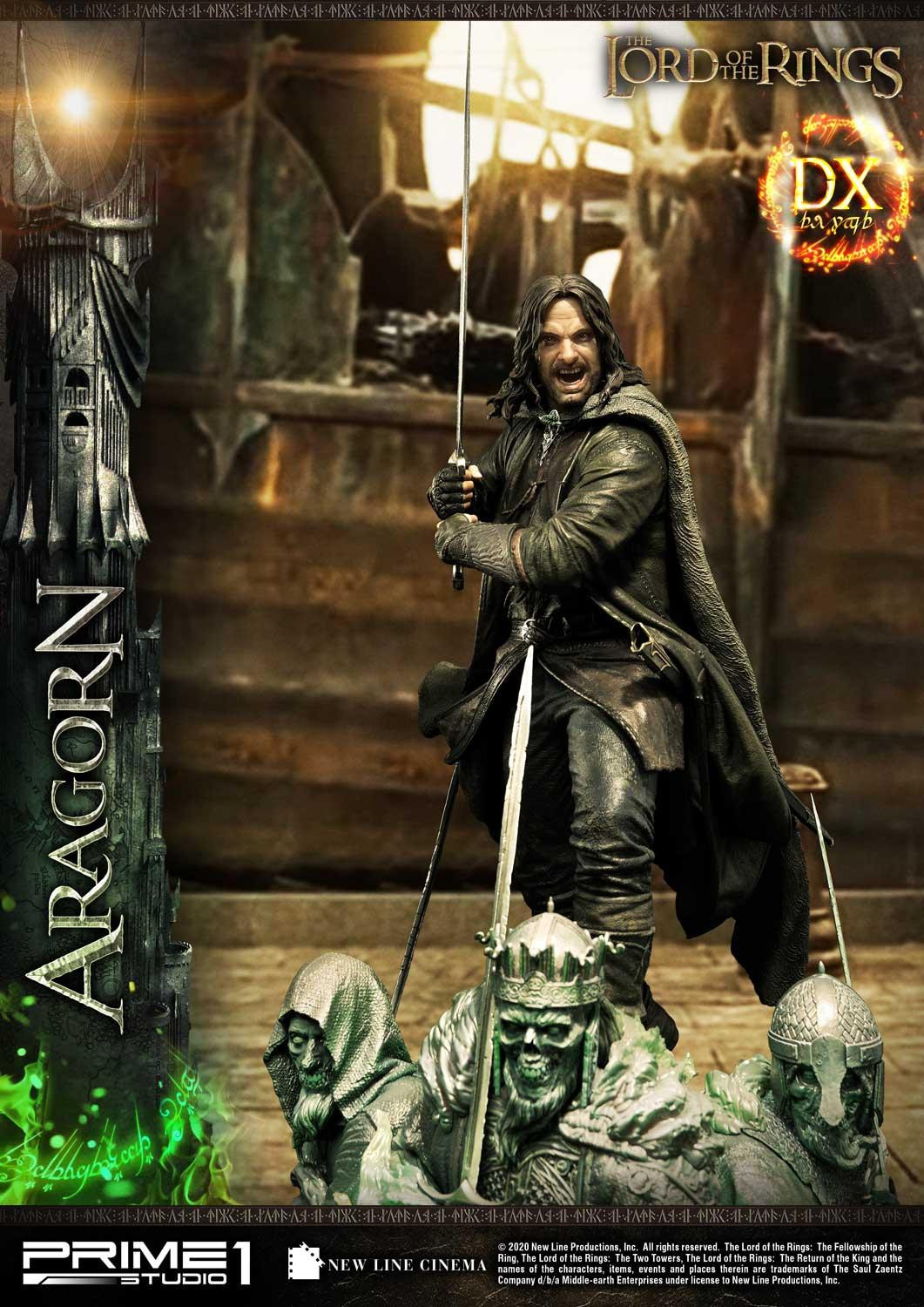 Pre-Order Prime 1 Lord of the Rings Aragorn Deluxe Statue
